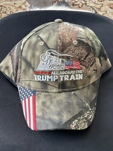 2 X All Aboard The Trump Train 2020 Hats Brand New - Picture 1 of 7