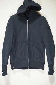 NEUWERTIG | WINGS & HORNS ZIP UP HOODIE PULLOVER MEDIUM SCHWARZ KAPUZE LEDER ALTES LOGO - Bild 1 von 11
