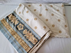 Twin Sheets (Flat + Fitted) JCPenney Border Print Medallion XLTwin NO PILLOWCASE - Picture 1 of 5