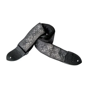 New Tracolla Fender Jacquard - Metallico Argento - 0990619002 - 2 " - Chitarra e - Picture 1 of 3