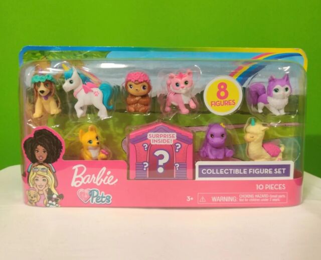 Barbie Mini Playset com Pets - Bumerang Brinquedos