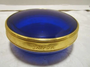 Vintage Boucheron Jaipur polvere di seta polvere scatola vuota francese 6,5” con NOS - Foto 1 di 15