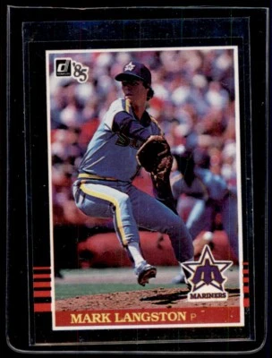1985 Donruss #557 Mark Langston Rookie - Image 1 of 2