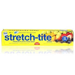 Premium Plastic Food Wrap, 500 Sq. Ft., 516.12-Ft. x 11.5/8-Inch - Picture 1 of 7