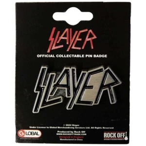 SLAYER Metal Pin Badge: LOGO: classic Official Merchandise fan gift £pba - Bild 1 von 11