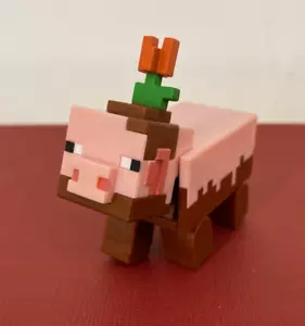 Mattel 2020 ☆ MINECRAFT ☆ Caves & Clifts : Muddy Pig - Action Figure - Picture 1 of 4