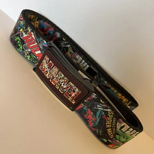 Marvel Super Heroes Hulk Thor Spider Man Iron Man adjustable Belt XL New w/tags - Picture 1 of 15