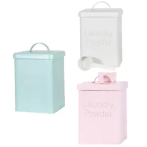 Laundry Powder Container Multi-Purpose Rice Container with Lid And Scoop - Picture 1 of 15