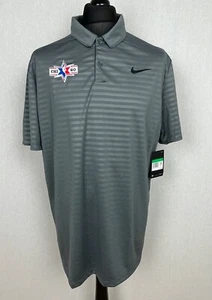 Nike NBA All-Star Game 2020 Chicago Polo Shirt Men's Size XL Gray Dry-Fit - Picture 1 of 14