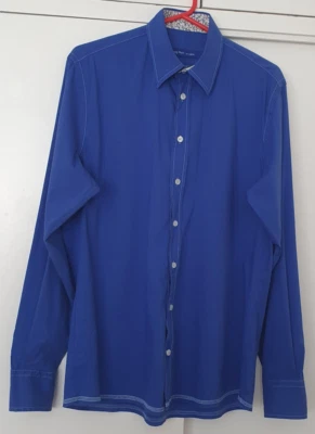 Georg Roth Los Angeles  ,men ,shirt, blue , long sleeve, size M, used - Image 1 of 4