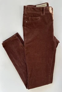 Pilcro and the Letterpress Serif Fit Cordhose Damen Gr. 28 Mid Rise Braun - Bild 1 von 10