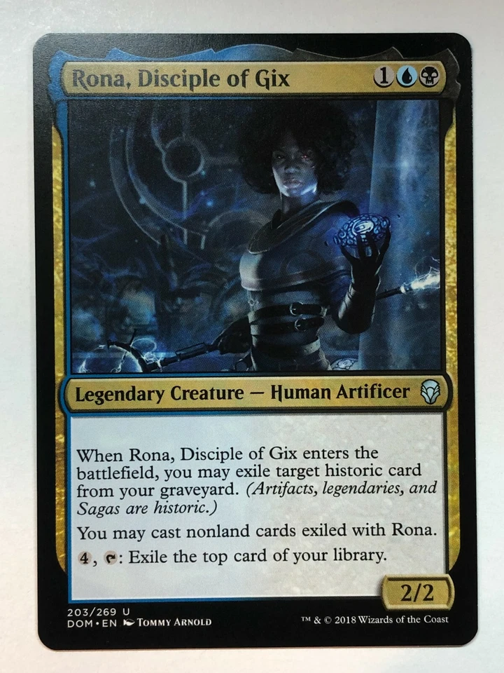 MTG Rona, Disciple of Gix Dominaria 203/269 Regular Uncommon - Image 1 of 1