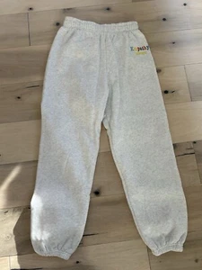 The Mayfair Group Empathy Always Embroidered Sweatpants in Grey, Sz S/M - Picture 1 of 6