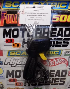 NINCO 1:32, STANDARD 70ohm YELLOW TRIGGER 1/8 JACK SPEED CONTROLLER, #10302 - Picture 1 of 1