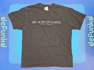 Vintage 90s BIG AUDIO DYNAMITE BAD POUR MONSIEUR T-Shirt L/M - Picture 1 of 5