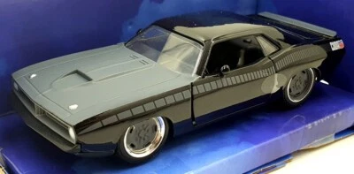 Jada 1/32 Scale 97206 - Letty's Plymouth Barracuda - Black Fast and Furious - Image 1 of 4
