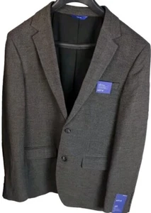 APT.9 Men Essential Slim Fit 2 Button Dark Gray Suit Jacket 38R MSRP $200 SOFT - Picture 1 of 8