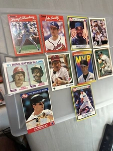 Superstars of baseball card lot Schmidt Ryan Clark Bonds strawberry Smotz Ripken - Picture 1 of 3