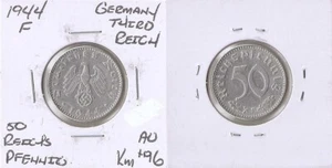 GERMANY 50 pfennig 1944 F High grade!!! - Picture 1 of 1
