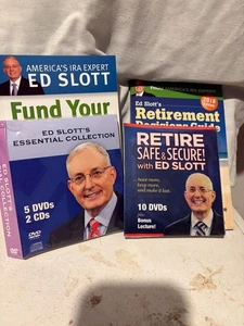 Stay Rich for Life And Retirement Road Map with Ed Slott Large Lot DVDs Books - Imagen 1 de 6