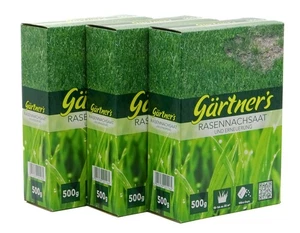 Gärtner's Rasen Samen Nachsaat & Erneuerung Gras Reparaturrasen - 1,5 kg - Bild 1 von 6