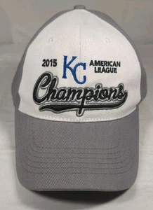 2015 Kansas City Royals American League Champions Hat Strapback KC MLB AL Champs - Picture 1 of 8