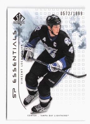 2009-10 SP Authentic #157 Vincent Lecavalier #/1999 Tampa Bay Lightning SP - Image 1 of 2