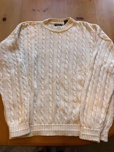 Men’s Cable Knit Sweater By Trader Bay. XL Long Sleeved - Picture 1 of 2