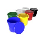 Eimer mit Deckel 10l bunt rund Kunststoff PP Eimer lebensmittelecht luftdicht