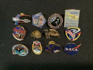 A NASA dozen: Assorted Pins/Tie Tacks To Add To Your Collection - Picture 1 of 2