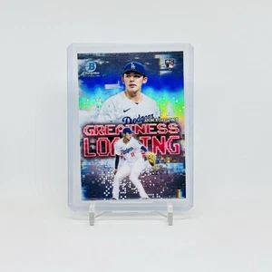 Bowman Roki Sasaki Greatness 2025 carga radiocontrol novato #GL-23 Dodgers - Imagen 1 de 2