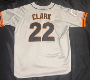 Will Clark Jersey San Francisco Giants Throwback 1989 Battle Of The Bay Patch - Picture 1 of 2