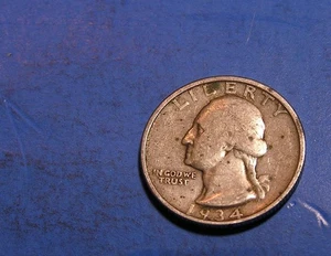 1934 Washington Quarter - Picture 1 of 4