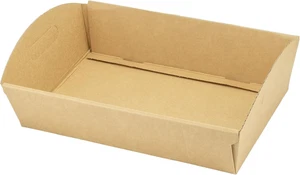 -10 Cesti Natalizi Vuoti Con Manici 40X30X14,5Cm, Cestini Scatole Cartone Mono O - Foto 1 di 12