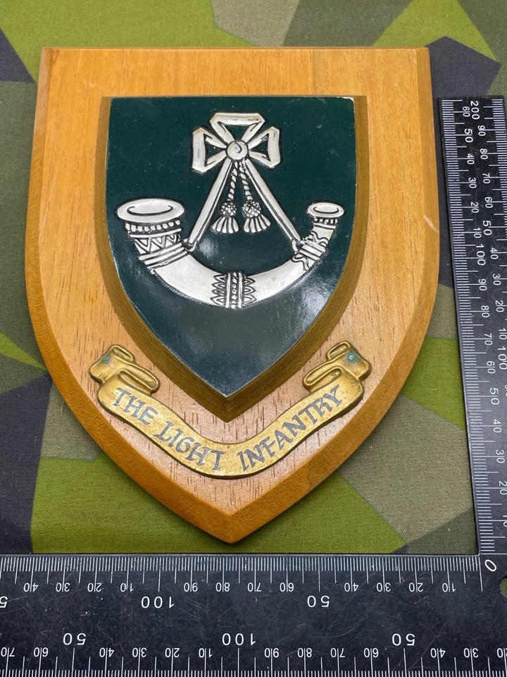 Original British Army The Light Infantry Wall Plaque - Image 1 of 3