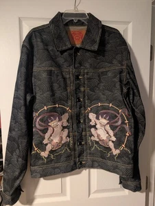 RMC JEANS RMC Martin Ksohoh jacket Fujiu & Raijin denim jacket REDM3852 - Picture 1 of 6