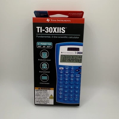 Calculadora científica de dos líneas Texas Instruments TI-30X IIS - azul Foto 1 de 2
