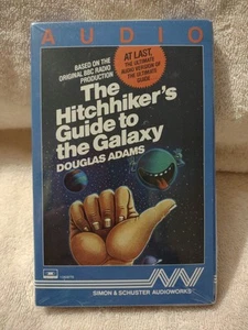 The Hitchhiker's Guide to the Galaxy by Douglas Adams 1 Cassette See Desc Rare - Picture 1 of 11