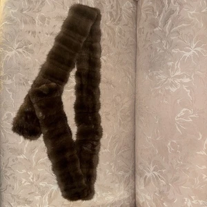 Vintage Brown Sable Scarf 64” - Picture 1 of 6