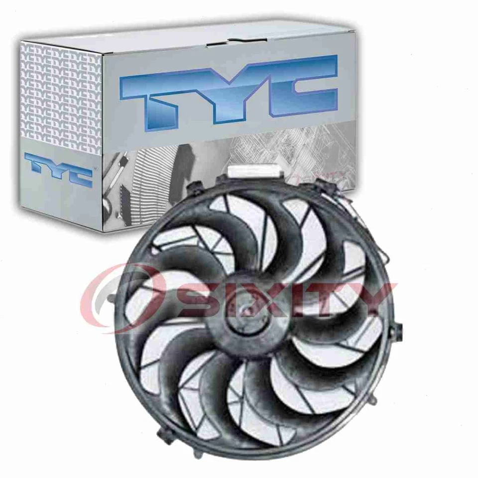 TYC AC Condenser Fan Assembly for 1994-1995 BMW 850CSi Heating Air xn - Image 1 of 4