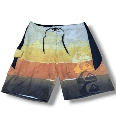 Quiksilver Shorts Size 34 W34"xL11" Quiksilver Cypher Series Kelly Slater Shorts - Image 1 of 4