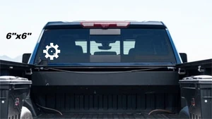 AR15 Bolt Face Logo Outdoor USA Vinyl Window Decals Stickers Yeti Car Truck SUV - Picture 1 of 6