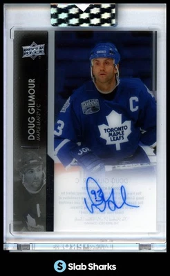 2022 UPPER DECK CLEAR CUT #CC-DG DOUG GILMOUR 2021 UPDATE AUTO - Image 1 of 4