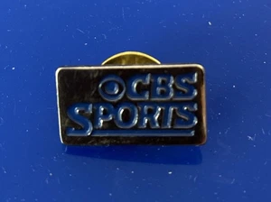Cravatta bavero sportiva CBS vintage anni '80 argento memorabilia sport - Foto 1 di 3