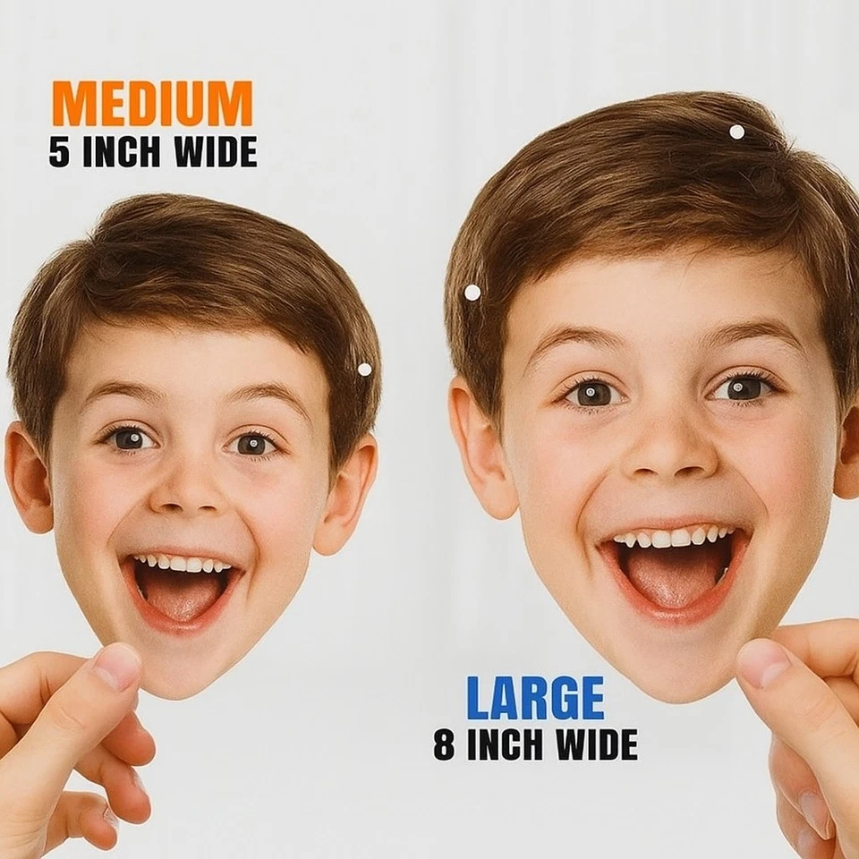 Banner de rosto personalizado personalizado decoração de banner de festa de aniversário Reino Unido - Imagem 1 de 4