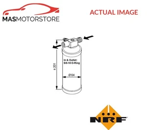 A/C AIR CONDITIONING DRYER NRF 33059 A FOR VAUXHALL MOVANO I 2.5L,3L,2.8L,2.2L - Picture 1 of 5