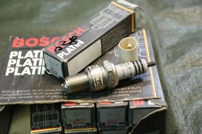 4x Zündkerze Bosch W4CP Platin Candela Spark Plug bougie d'allumage Oldtimer - Bild 1 von 3