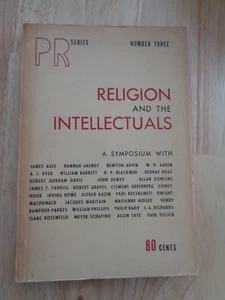 Religion & Intellectuals, Symposium: PR Series III SC 1950 - Bild 1 von 1