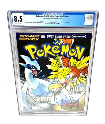 Nintendo Power Pokemon Gold & Silver Strategy Guide GRADED CGC 8.5 WP FOIL COVER - Photo 1/4