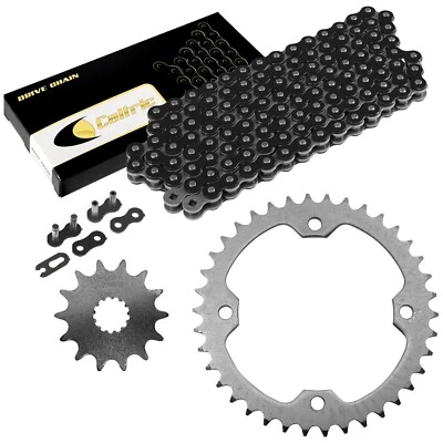 Black Drive Chain And Sprockets Kit for Yamaha YFZ450 YFZ450V 2004-2013 - Image 1 of 4